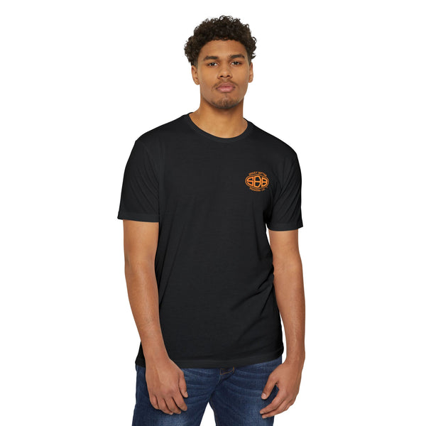 Unisex CVC Jersey T-shirt/Pumpkin Slaughter