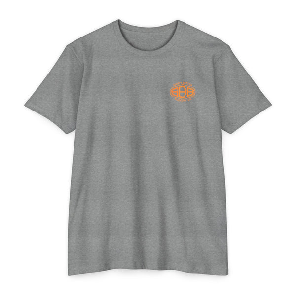 Unisex CVC Jersey T-shirt/Pumpkin Slaughter