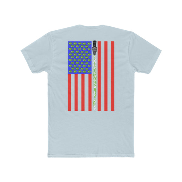 Men's Cotton Crew Tee USA Flag