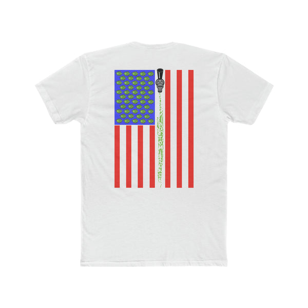 Men's Cotton Crew Tee USA Flag